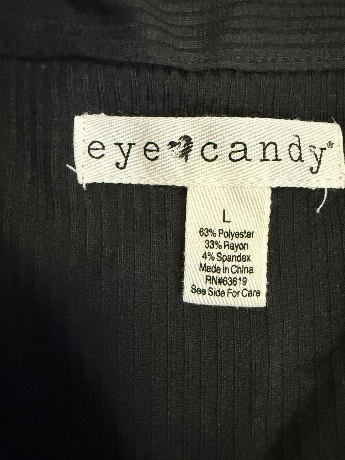 L NWT Eyecandy top
