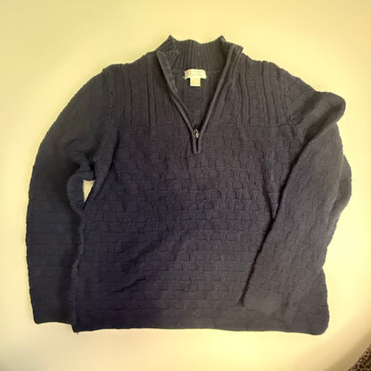 XL Christopher & Banks Navy Sweater