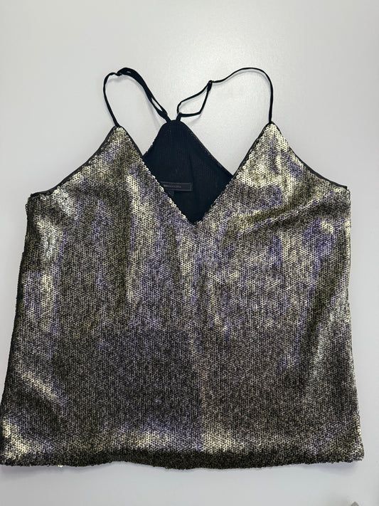 M BCBG Gold Sequin Tank