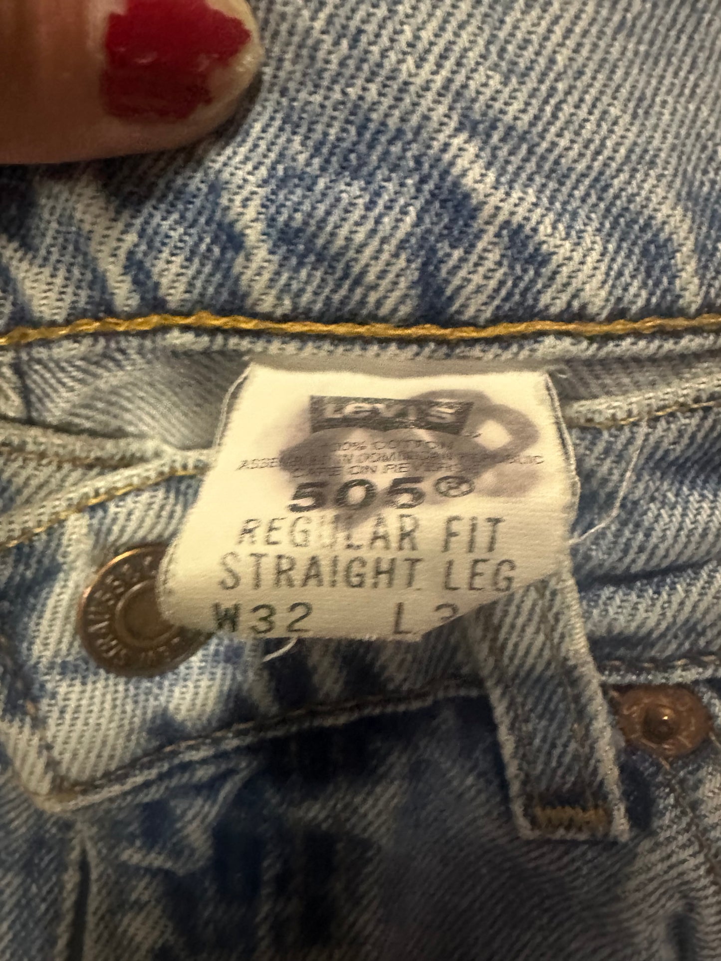 Vintage Levi’s 32/32 Orange Tag 1980’s