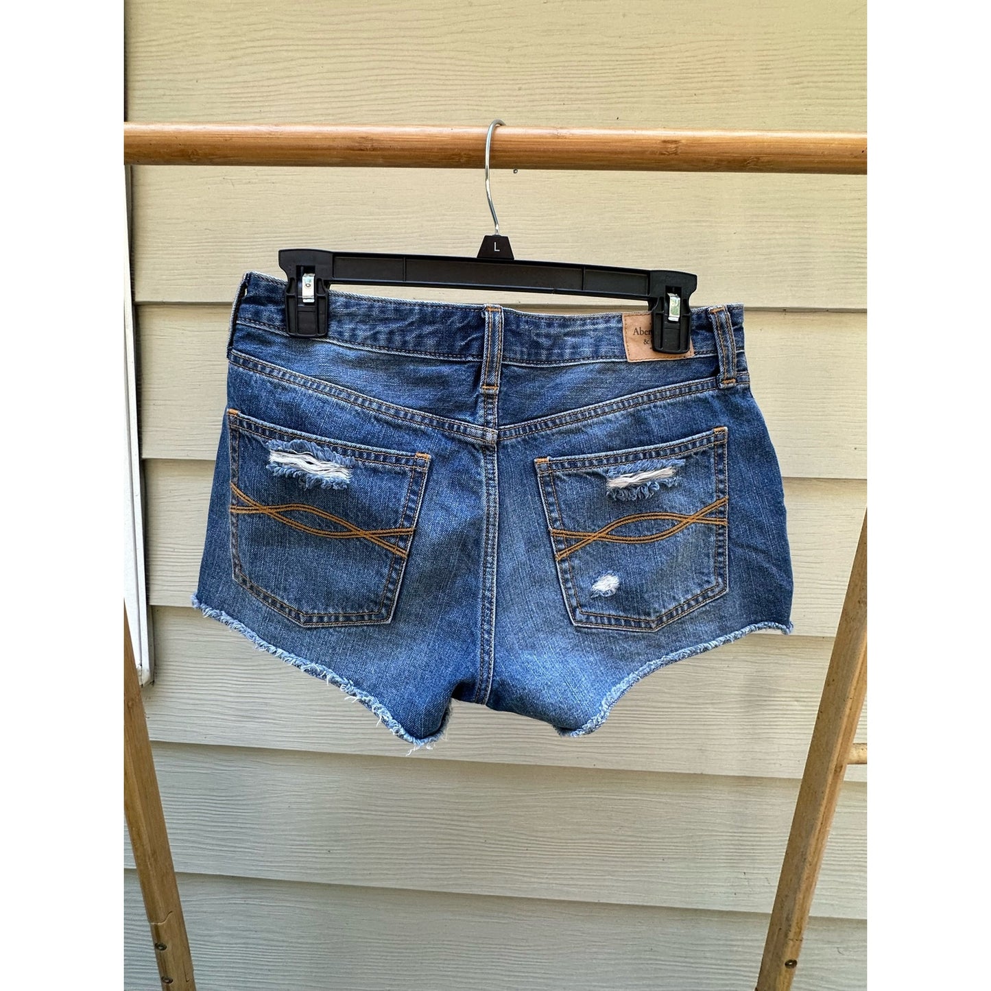 2/26 Abercrombie Distressed Cut Off Shorts