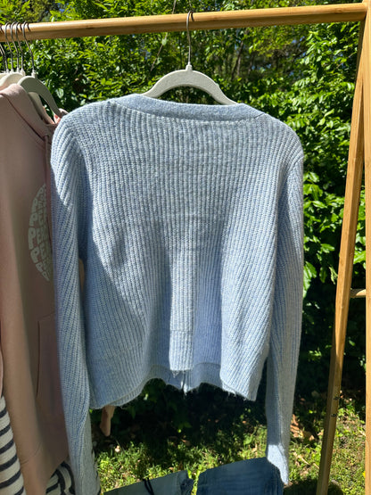 L Sincerely Jules Light Blue Cardigan