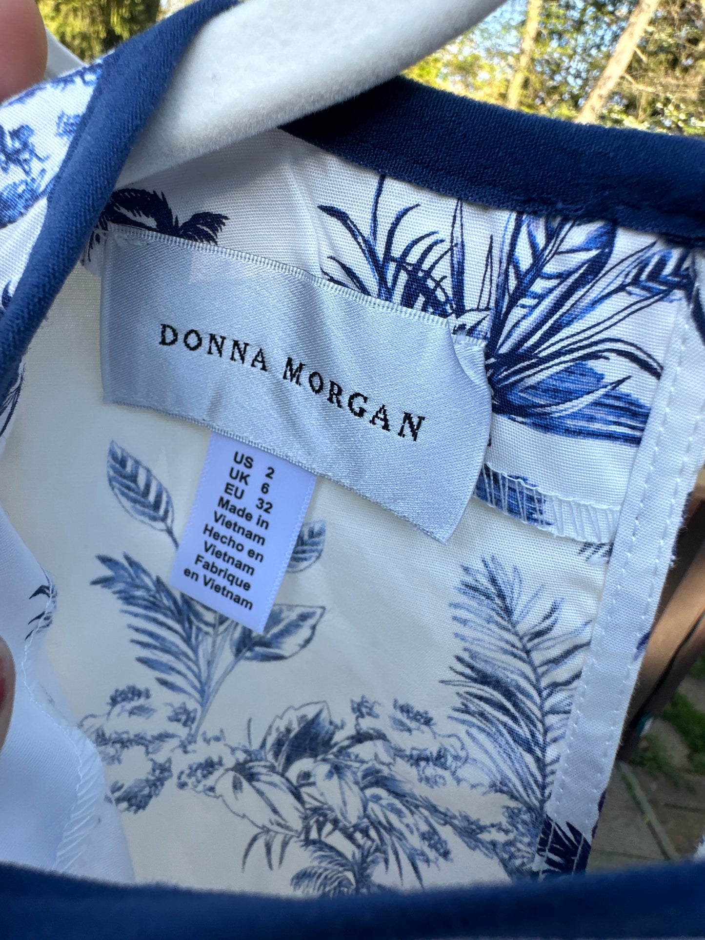 S Donna Morgan Toile Dress