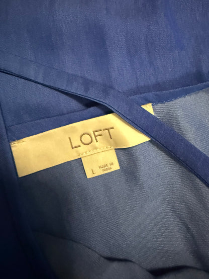 L Blue Loft Dress