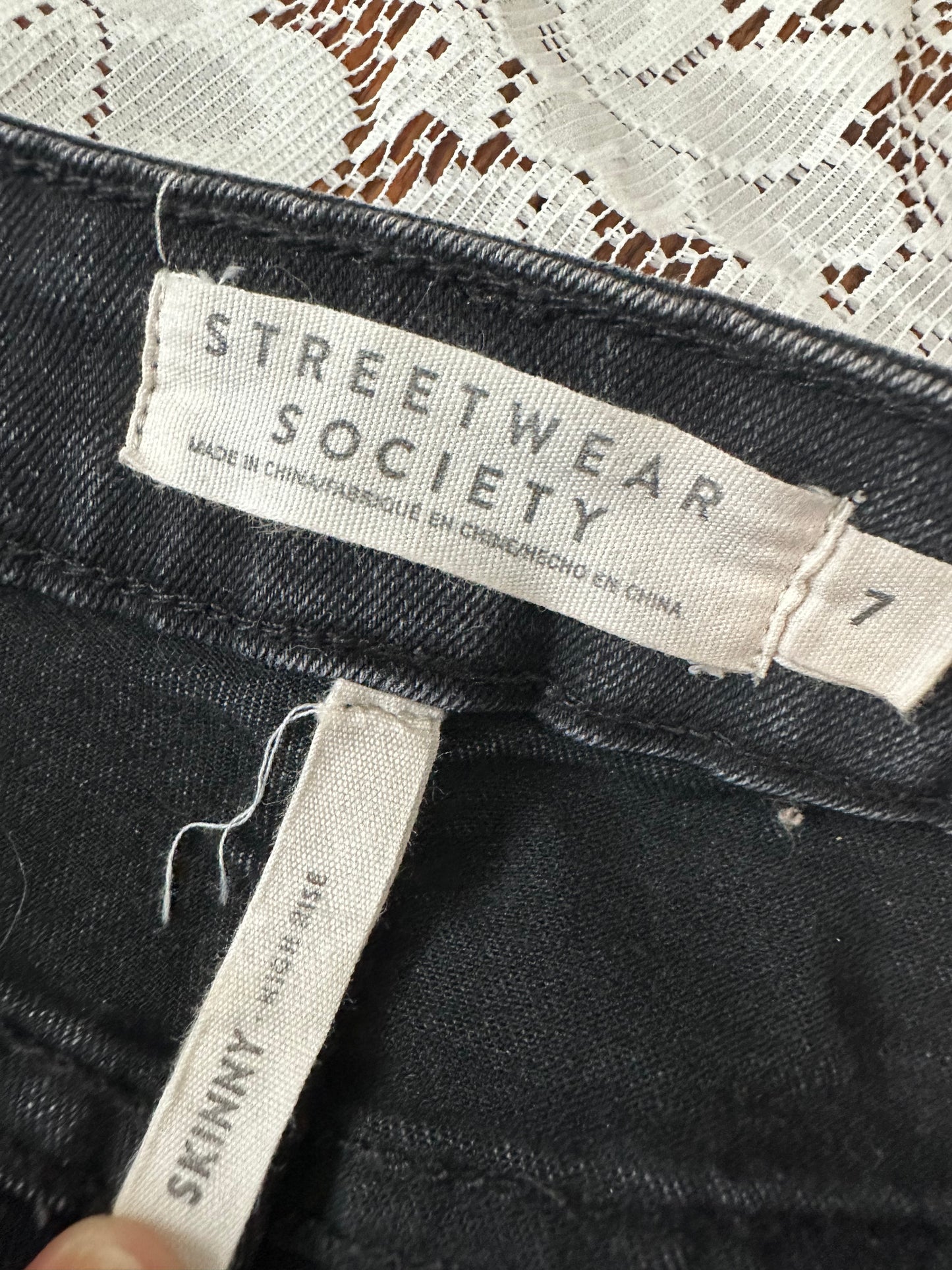 Streetwear Society Embroidered Jean