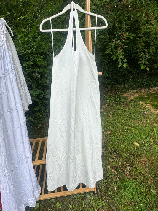 S NWT Zara White Maxi Dress