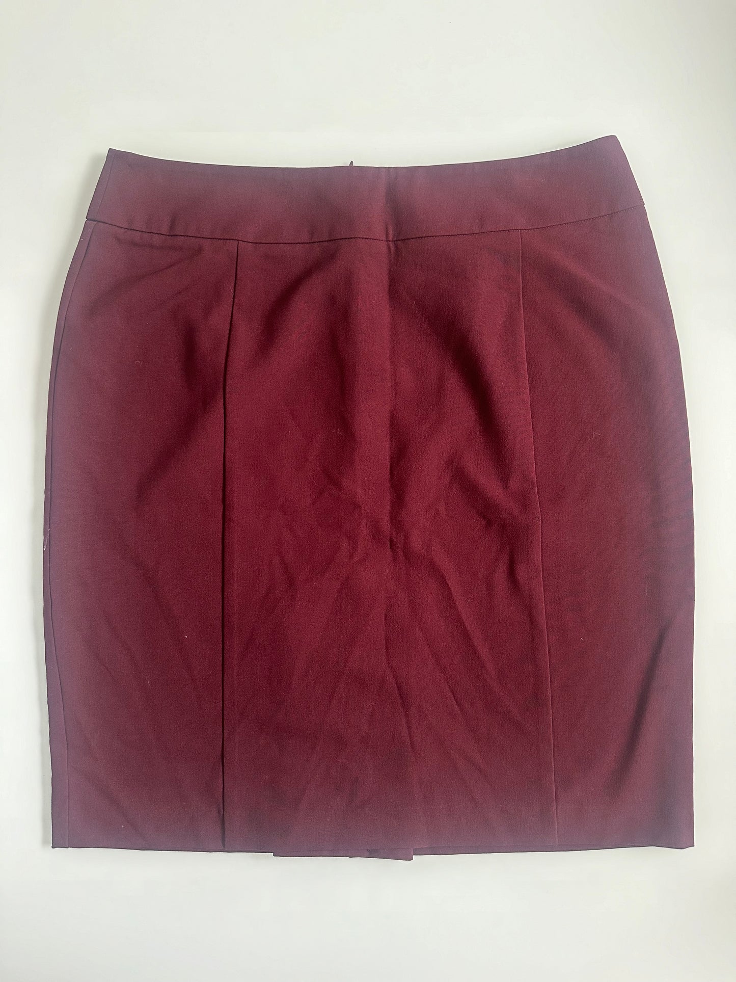 12 NWT Burgundy Skirt