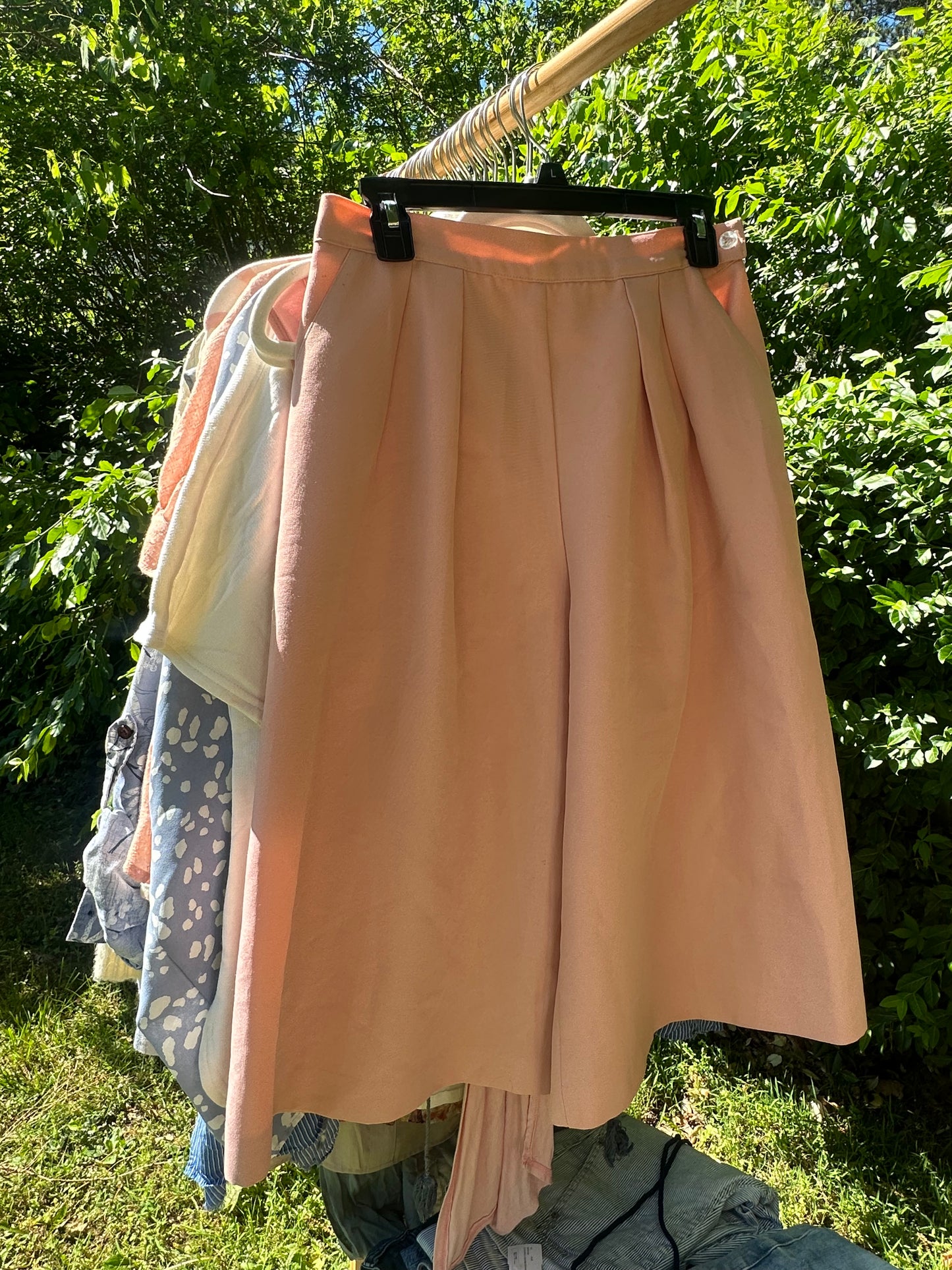 Vintage Pink Gaucho with Pockets