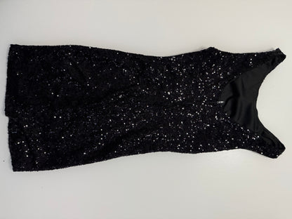 XS Black Sequin Dress