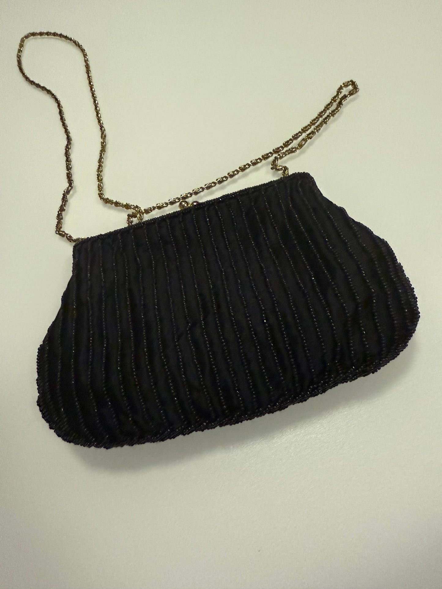 Vintage Beaded Evening Shoulder Bag