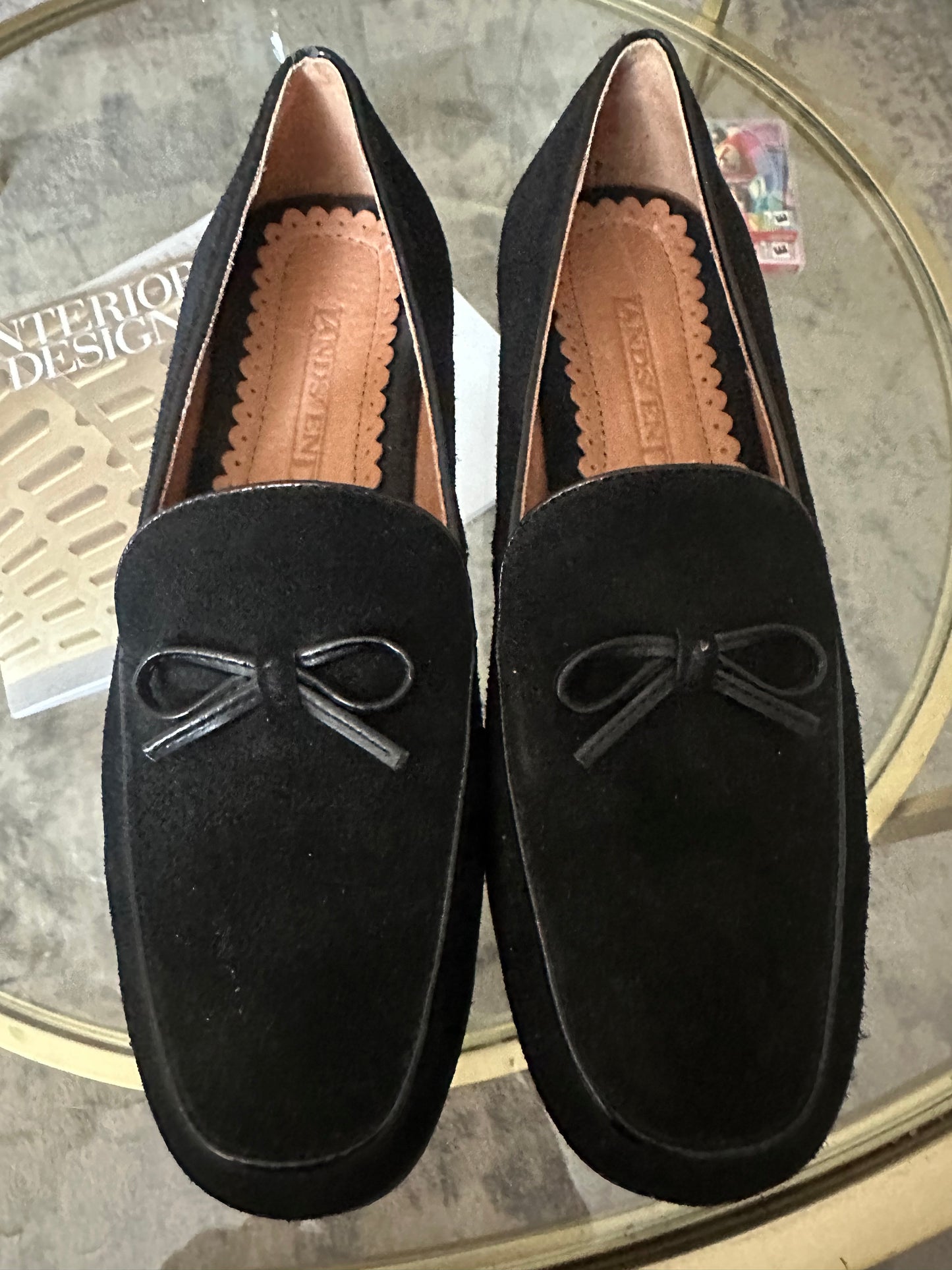 6.5 Suede Black Loafer