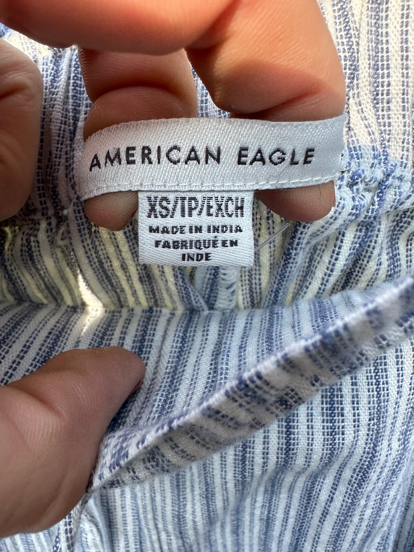 XS American Eagle Striped Pant