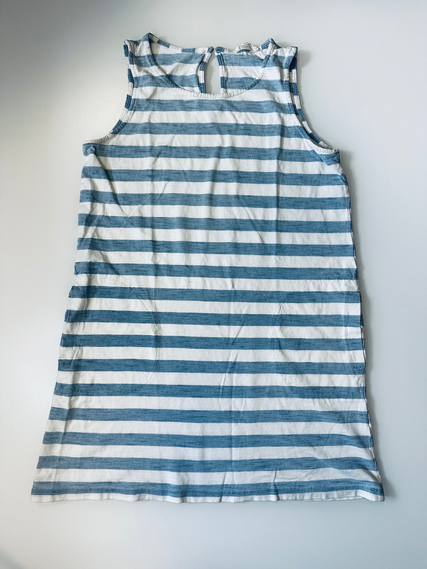 M Stripe Dress with Pockets