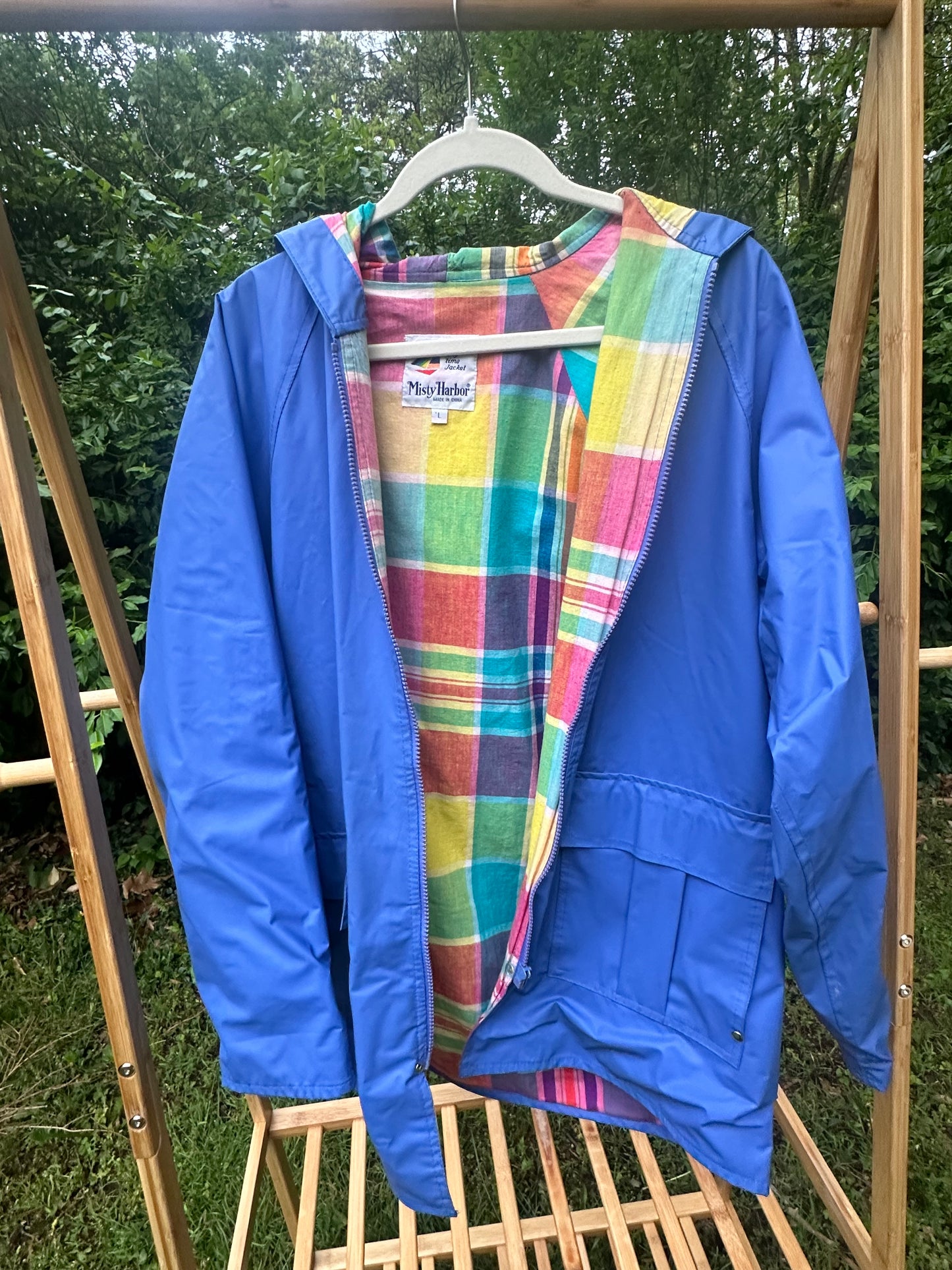 L Vintage Rain Coat