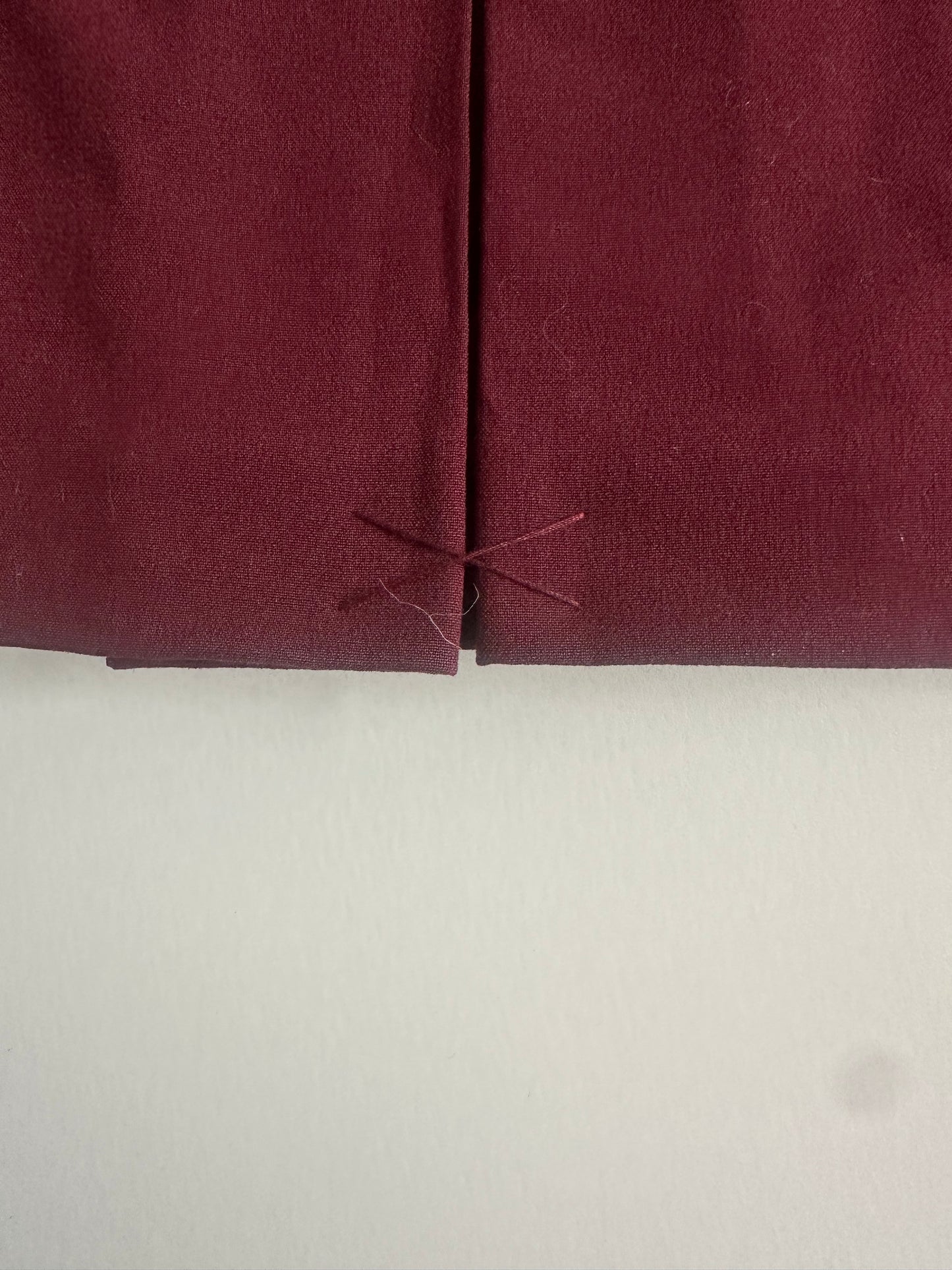 12 NWT Burgundy Skirt