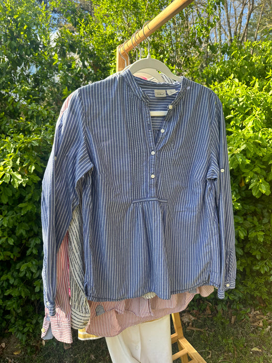 M 100% Cotton LL Bean Tunic Top