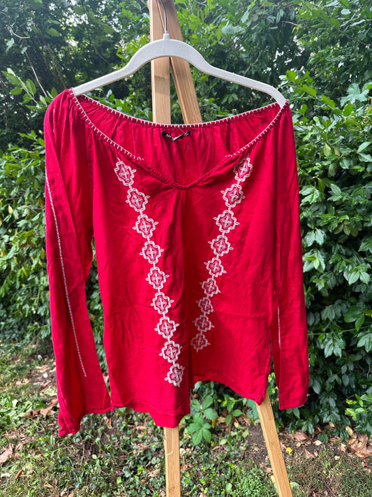 M Lucky Brand Boho Top