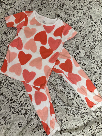 4T Valentines Jammies