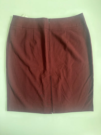 12 NWT Burgundy Skirt