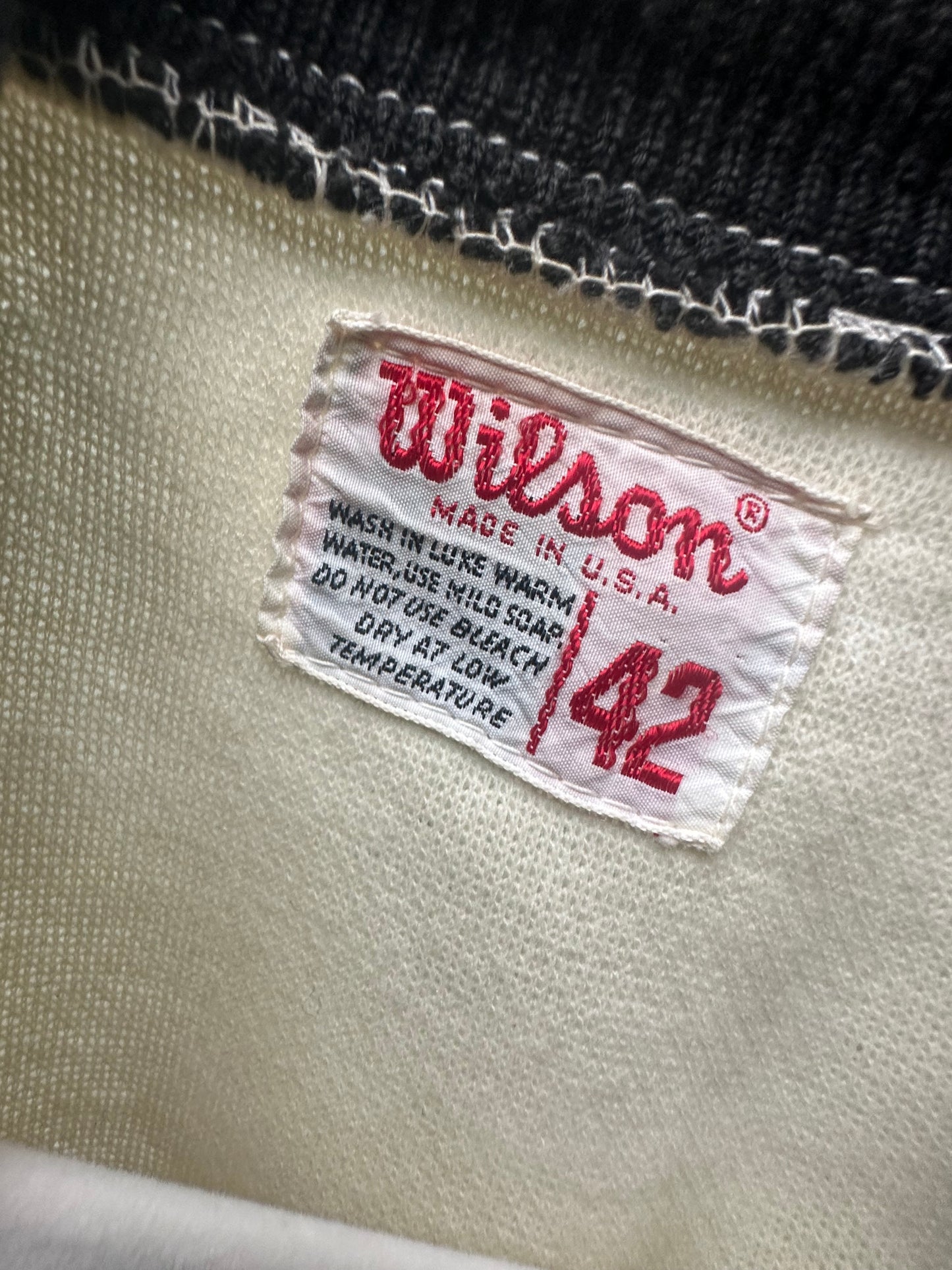 L Vintage Wilson Collegiate Jacket