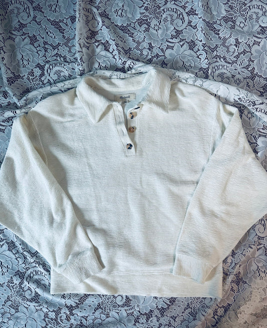 XS Ivory Madewell Long Sleeve