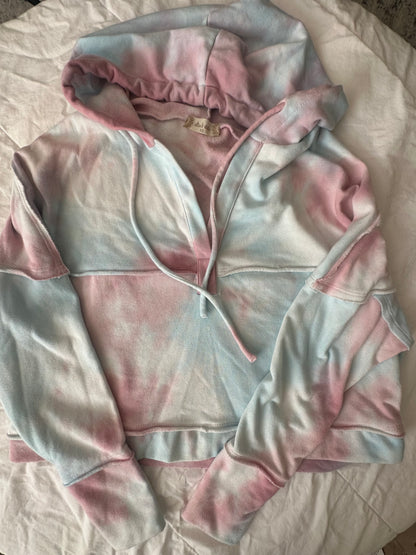 XS Oversized Crop Hoodie