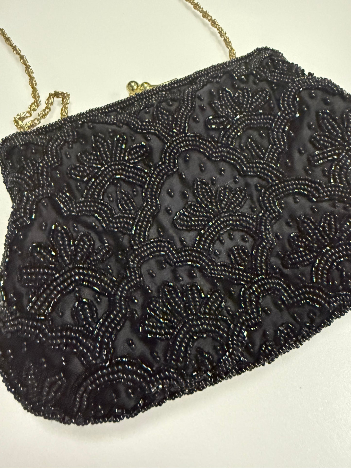 Vintage Beaded Evening Shoulder Bag