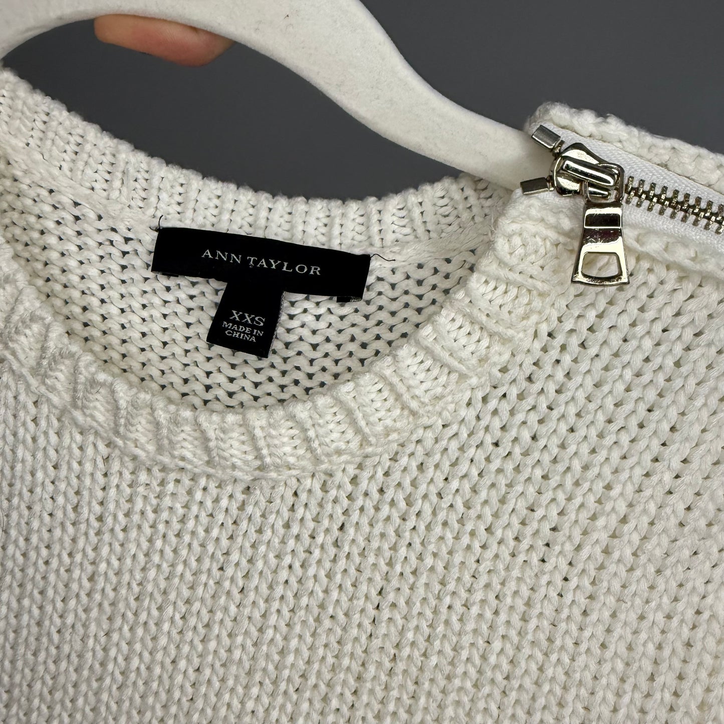 XXS Ann Taylor Knit Anchor Sweater