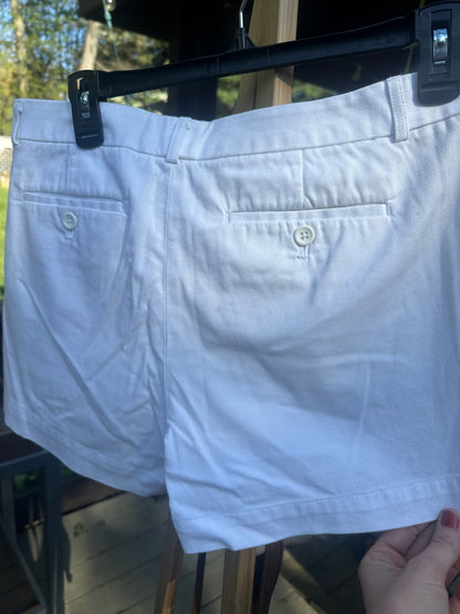 M Size 8 White Shorts