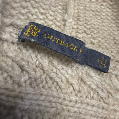 S Outback Rd Open Cardigan with belt