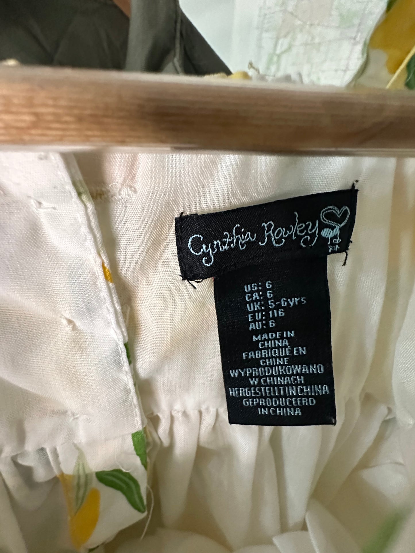 6 Cynthia Rowley Lemon Dress