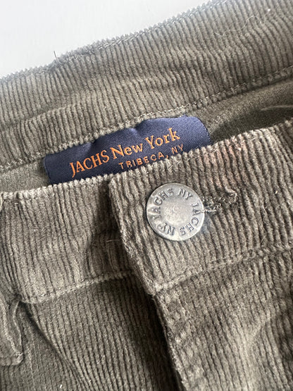 32/30 Jachs New York Green Corduroy