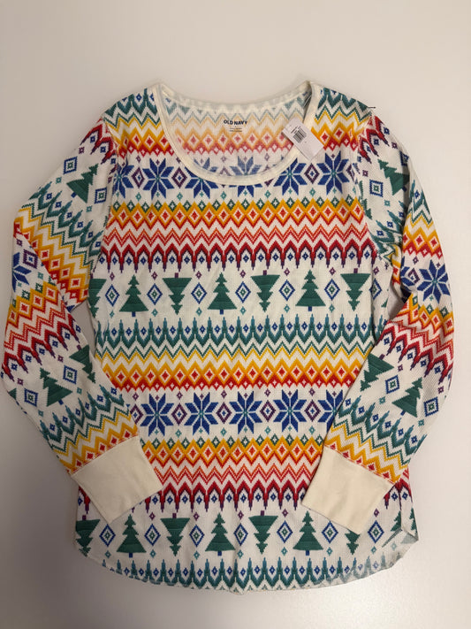 L Old Navy Christmas Top NWT