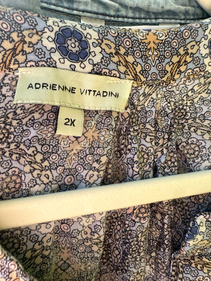 2X Adrienne Vittadini Blouse