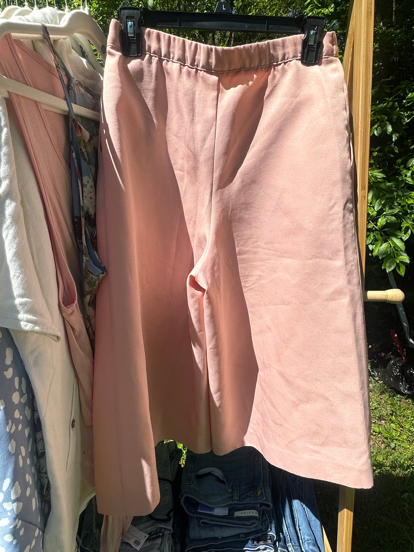 Vintage Pink Gaucho with Pockets