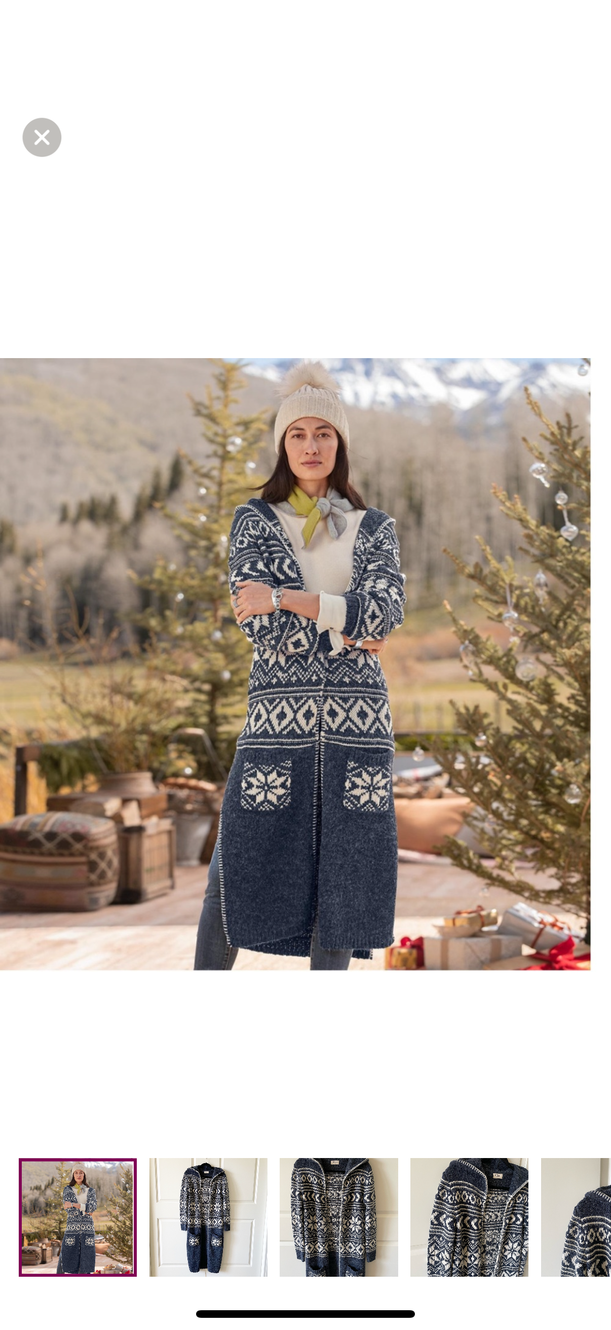 Beautiful Heather Blue Talisman Duster