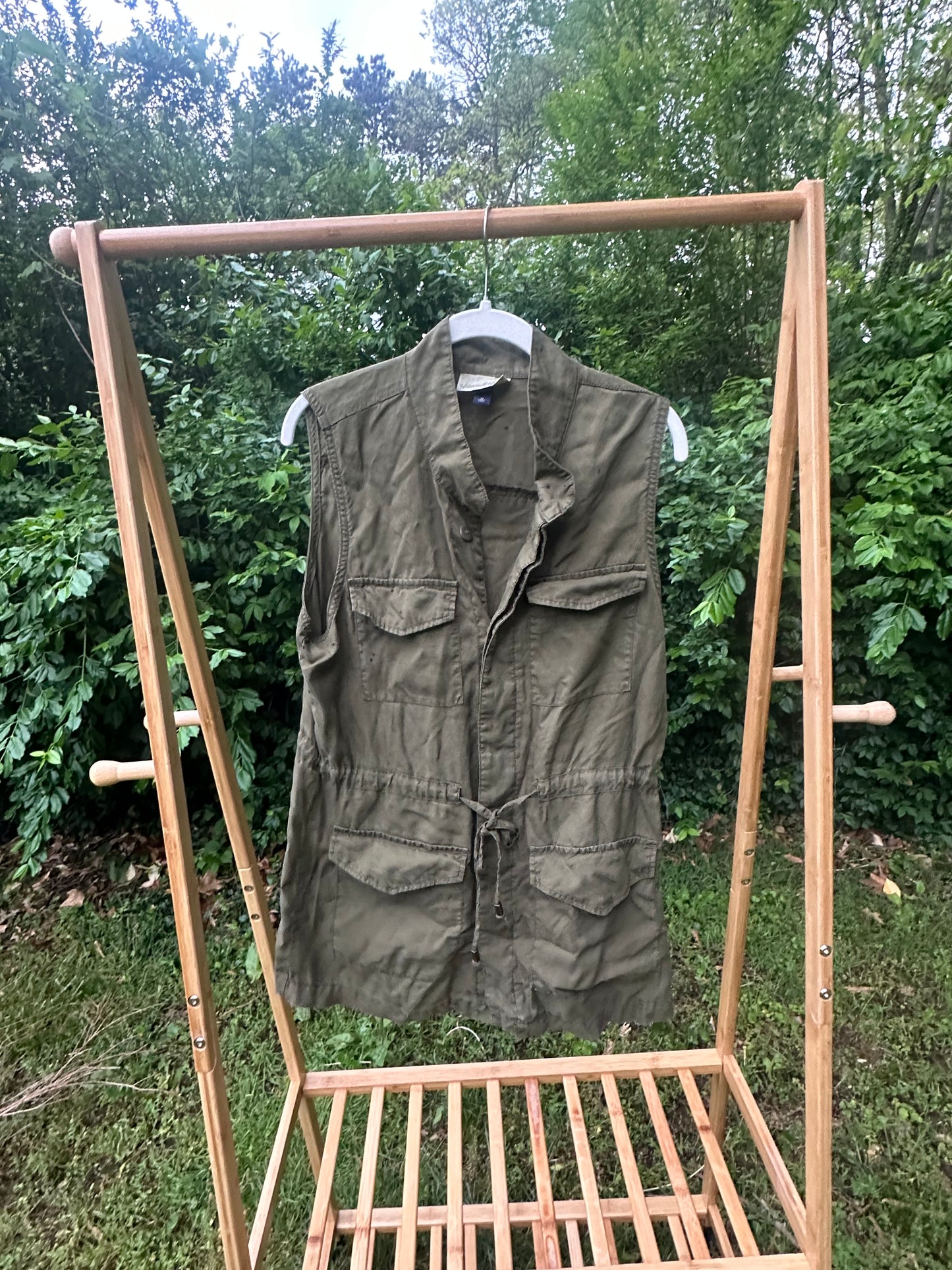 M Dark Green Utility Vest