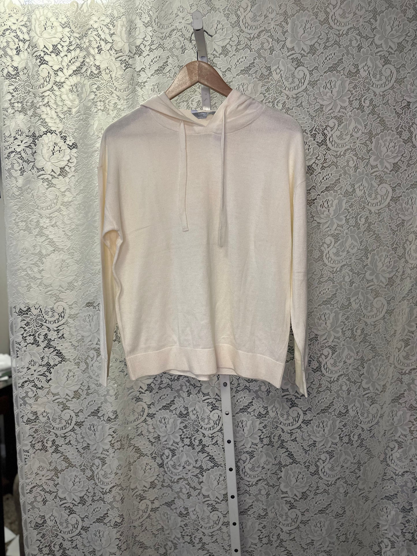 S Cashmere Blend Hoodie NWT