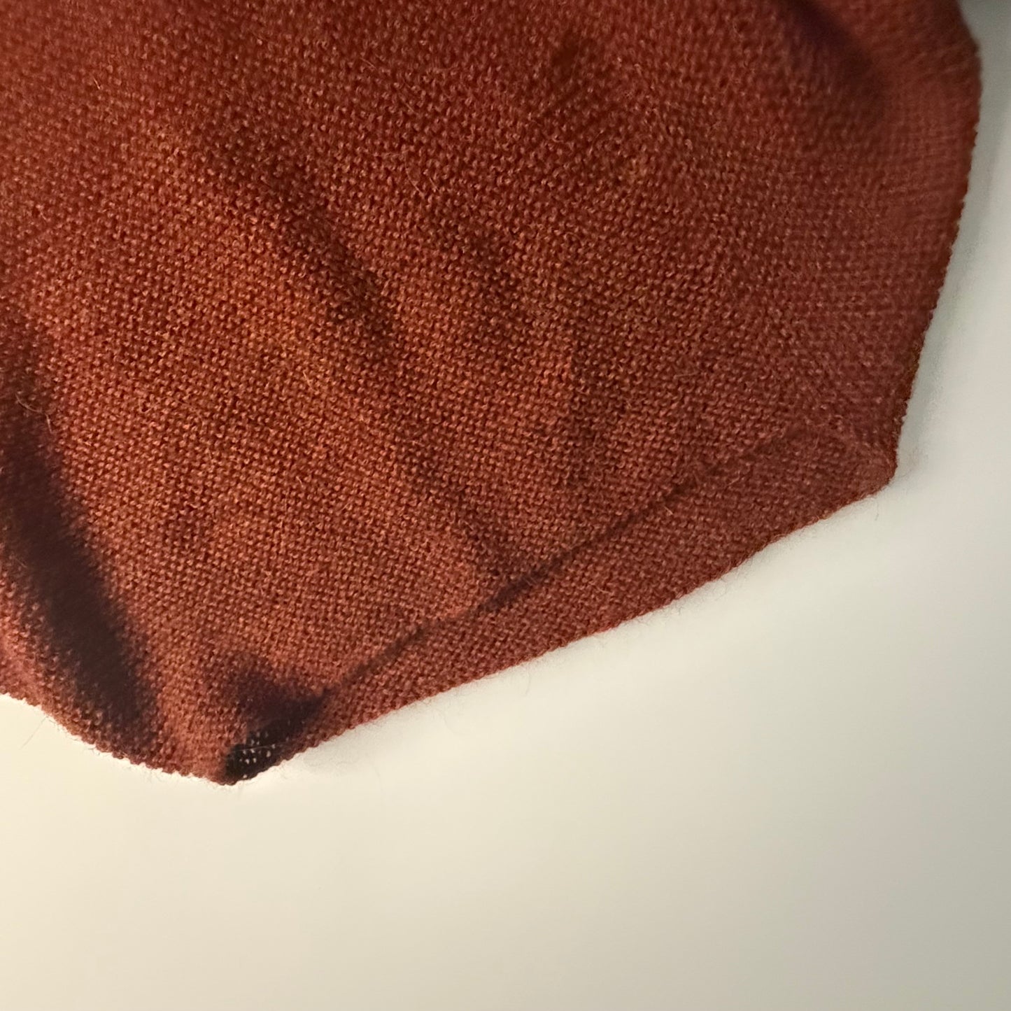 100% Alpaca Rust Colored Shawl