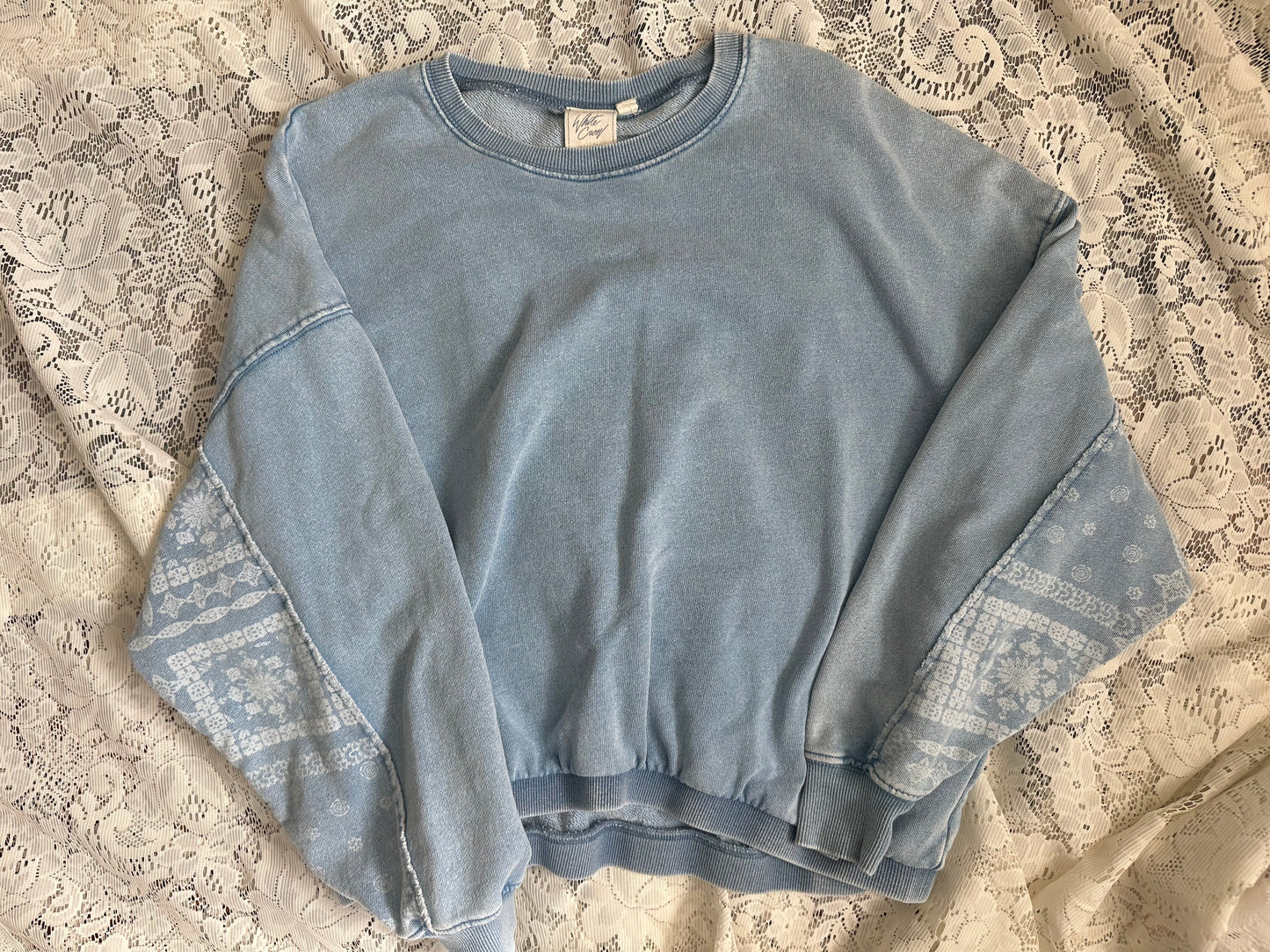 XS Faded Pullover Sweatshirt