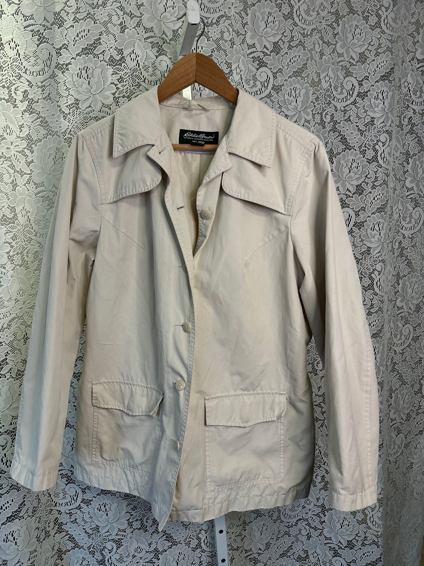 L Eddie Bauer 1/2 Trench