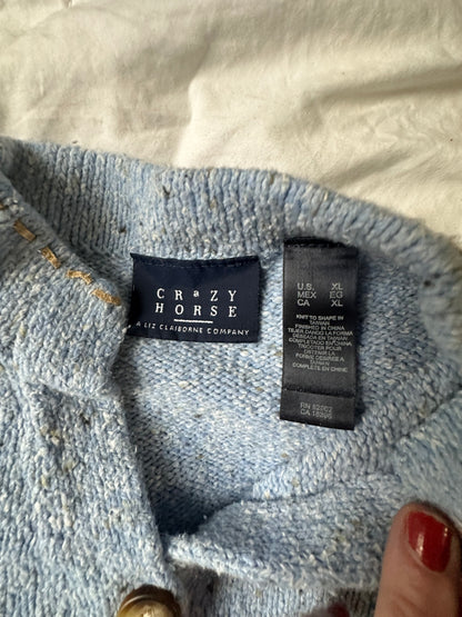 XL Crazy Horse Light Blue Sweater