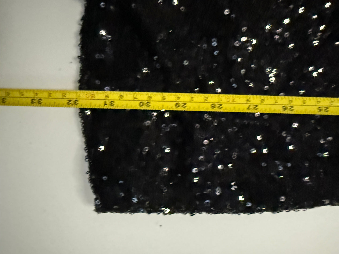 XS Black Sequin Dress