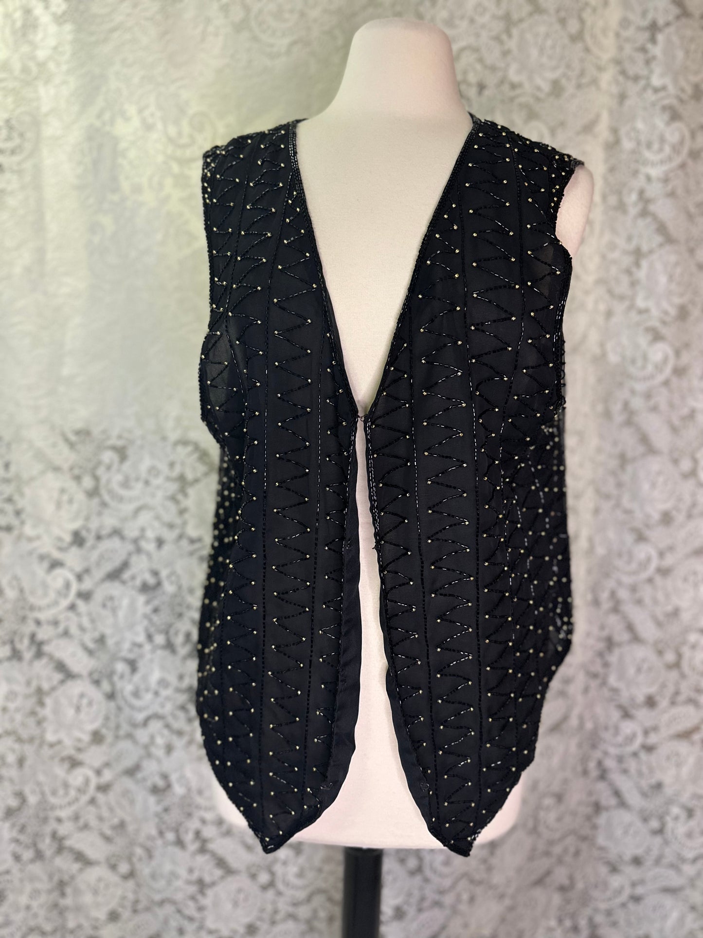 Vintage Beaded Vest