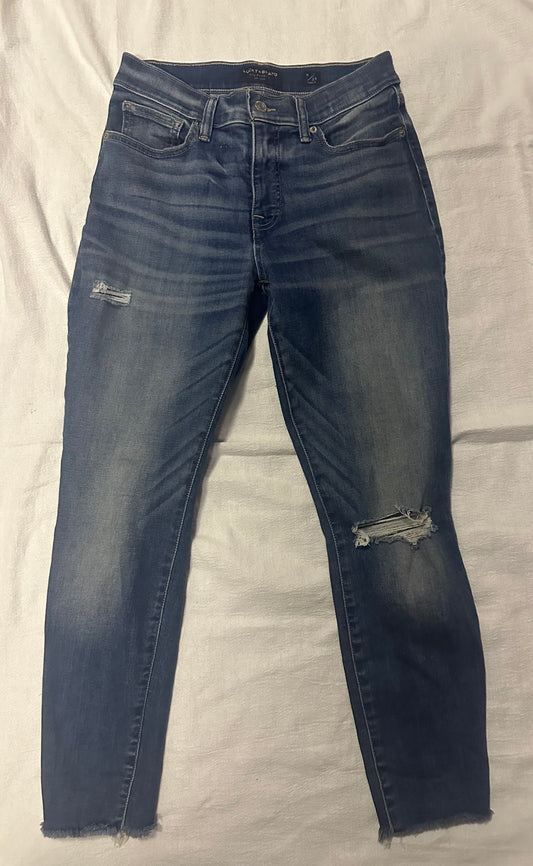 8/29 Lucky Brand Mid Rise super Skinny Ava Jeans