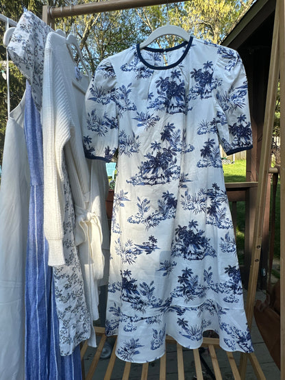 S Donna Morgan Toile Dress