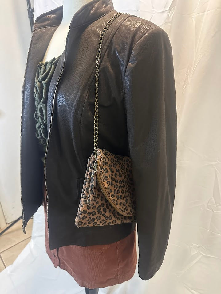 M Snake Skin Print Joni B Vintage Jacket