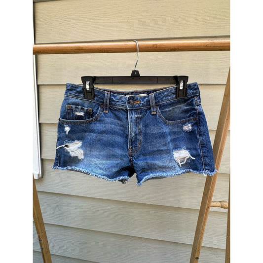 2/26 Abercrombie Distressed Cut Off Shorts